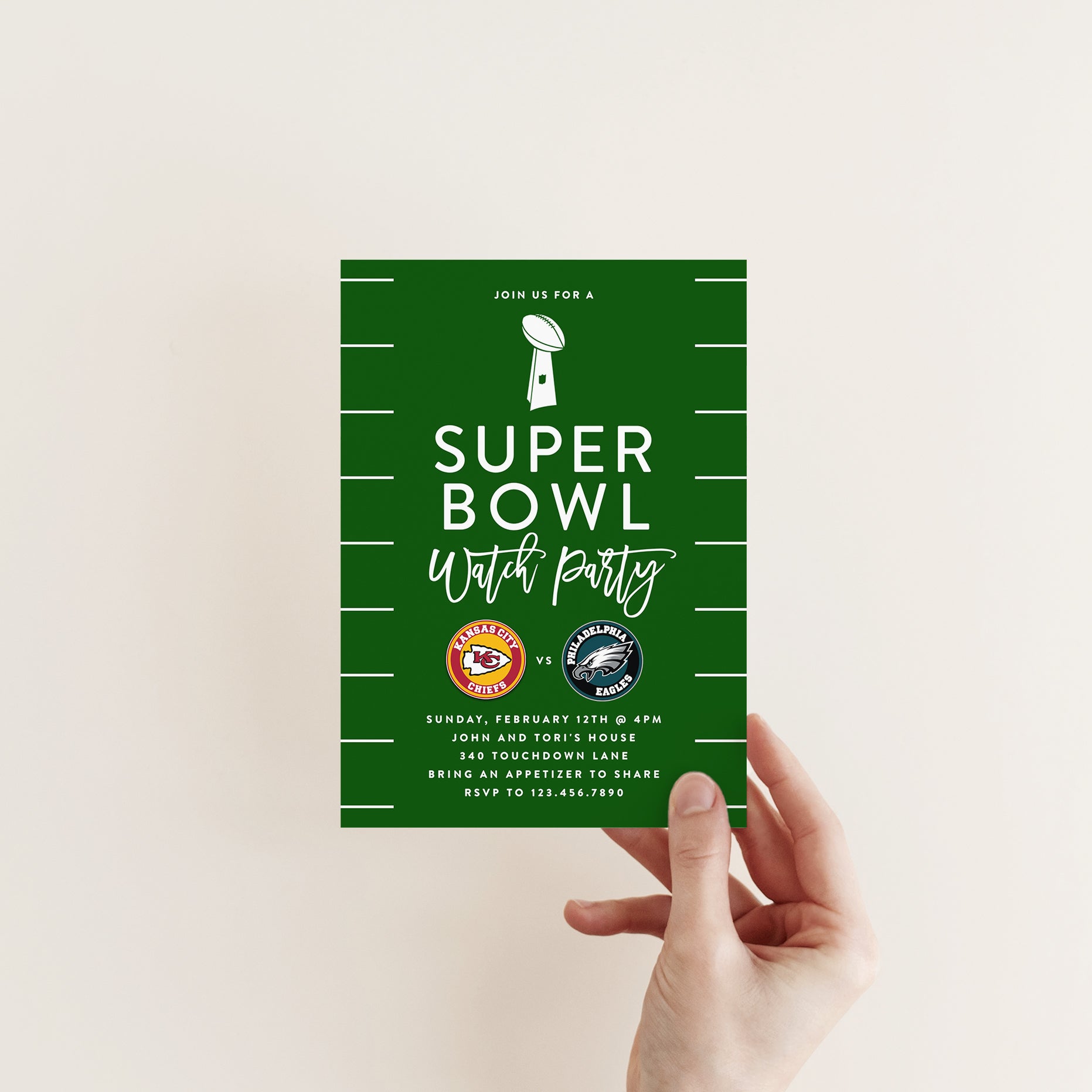 Invitations Super Bowl Party - Main Image