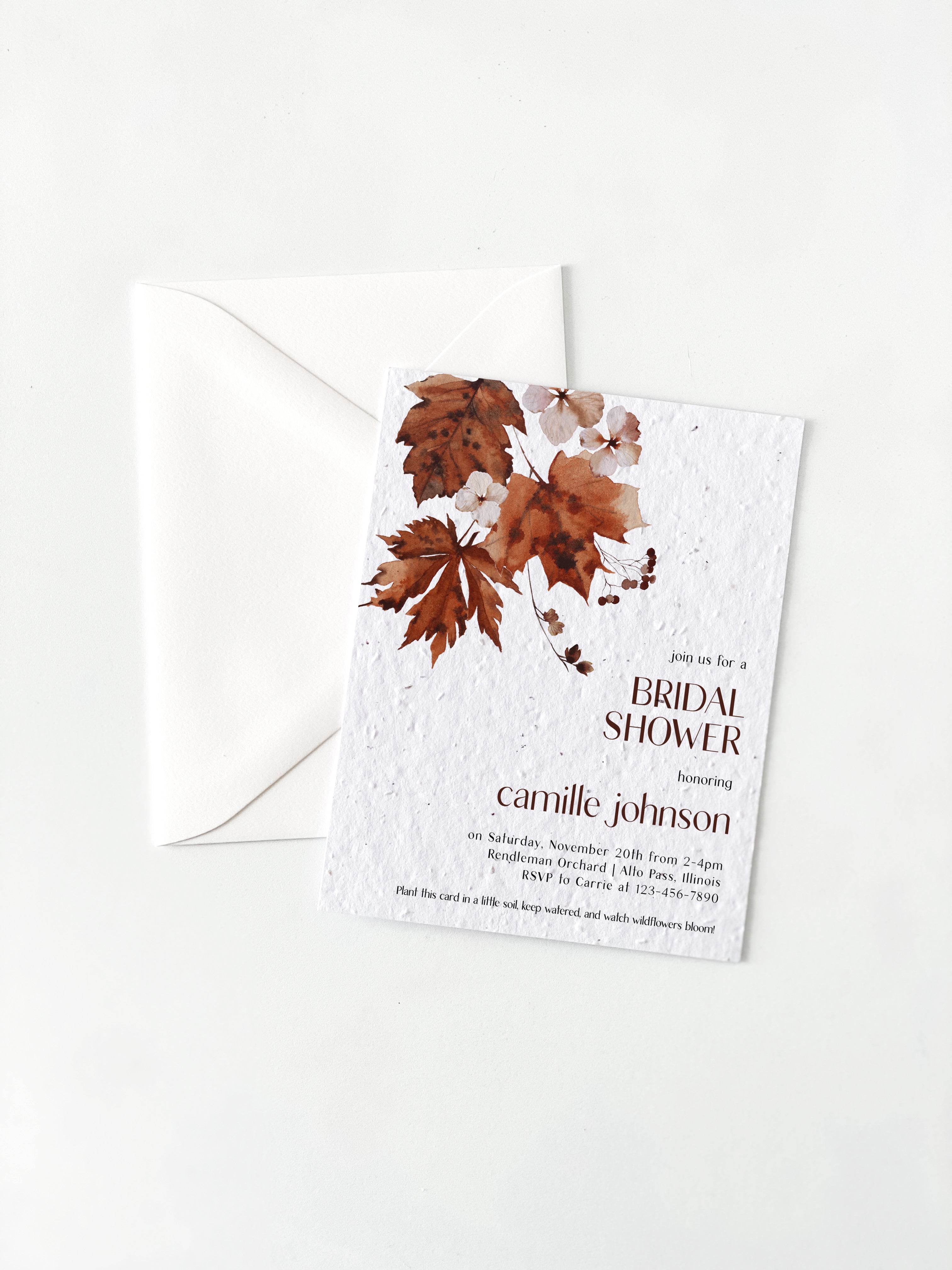 flower seed invitations growNOTES Mailers