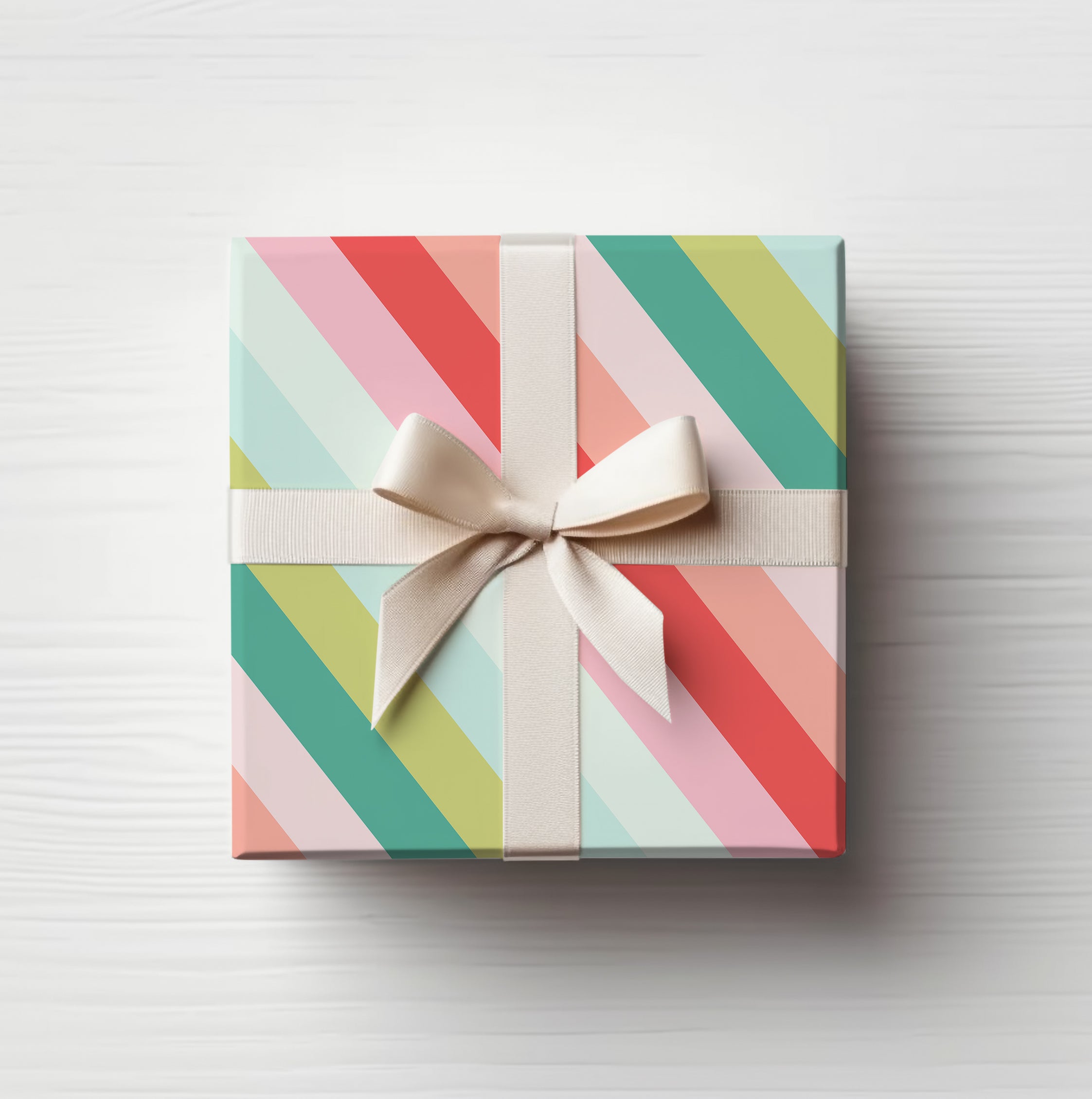 Wrapping Paper Sheets - Happy Stripe II