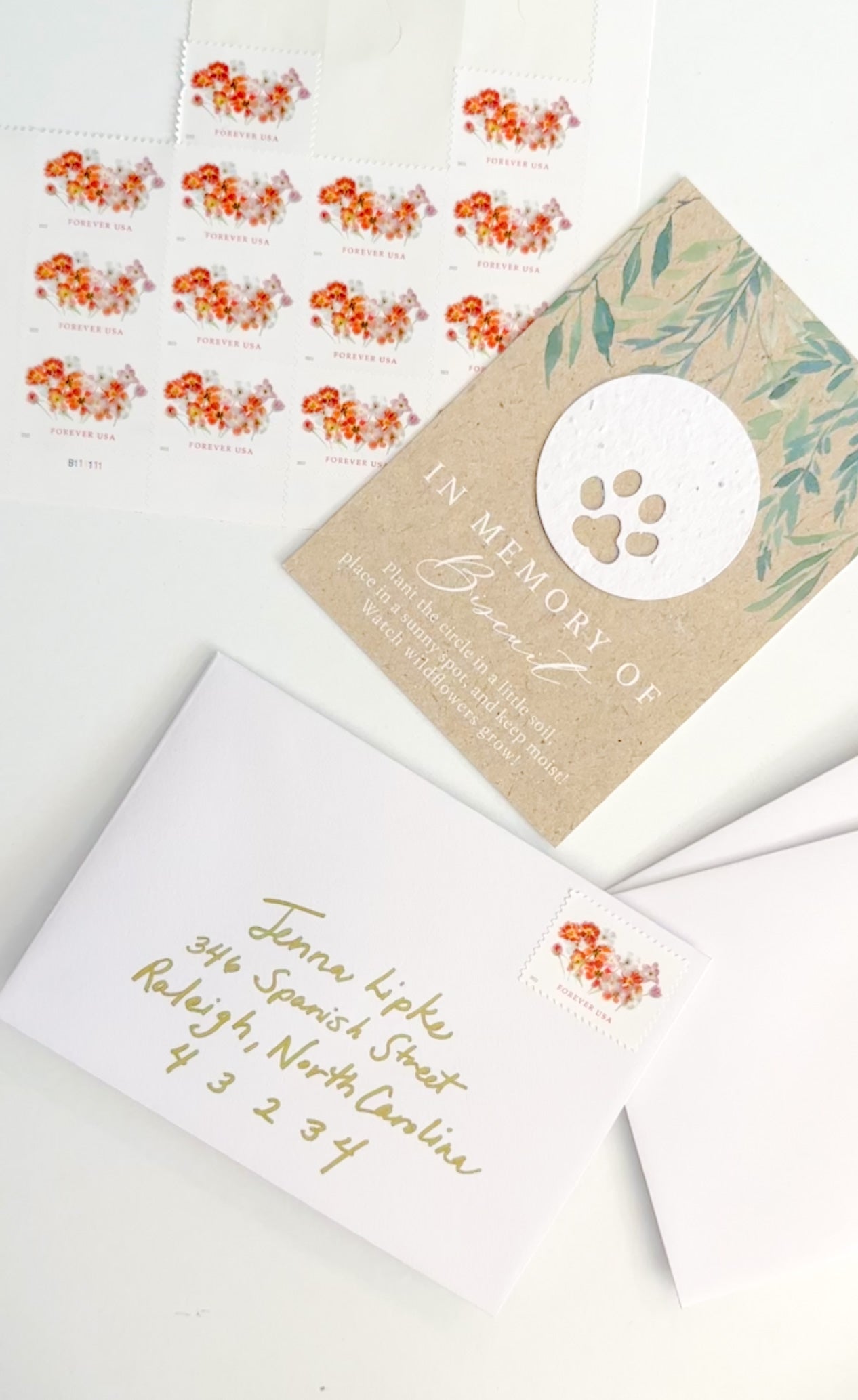 growNOTES™ In Memory Of Pet Sympathy Cards