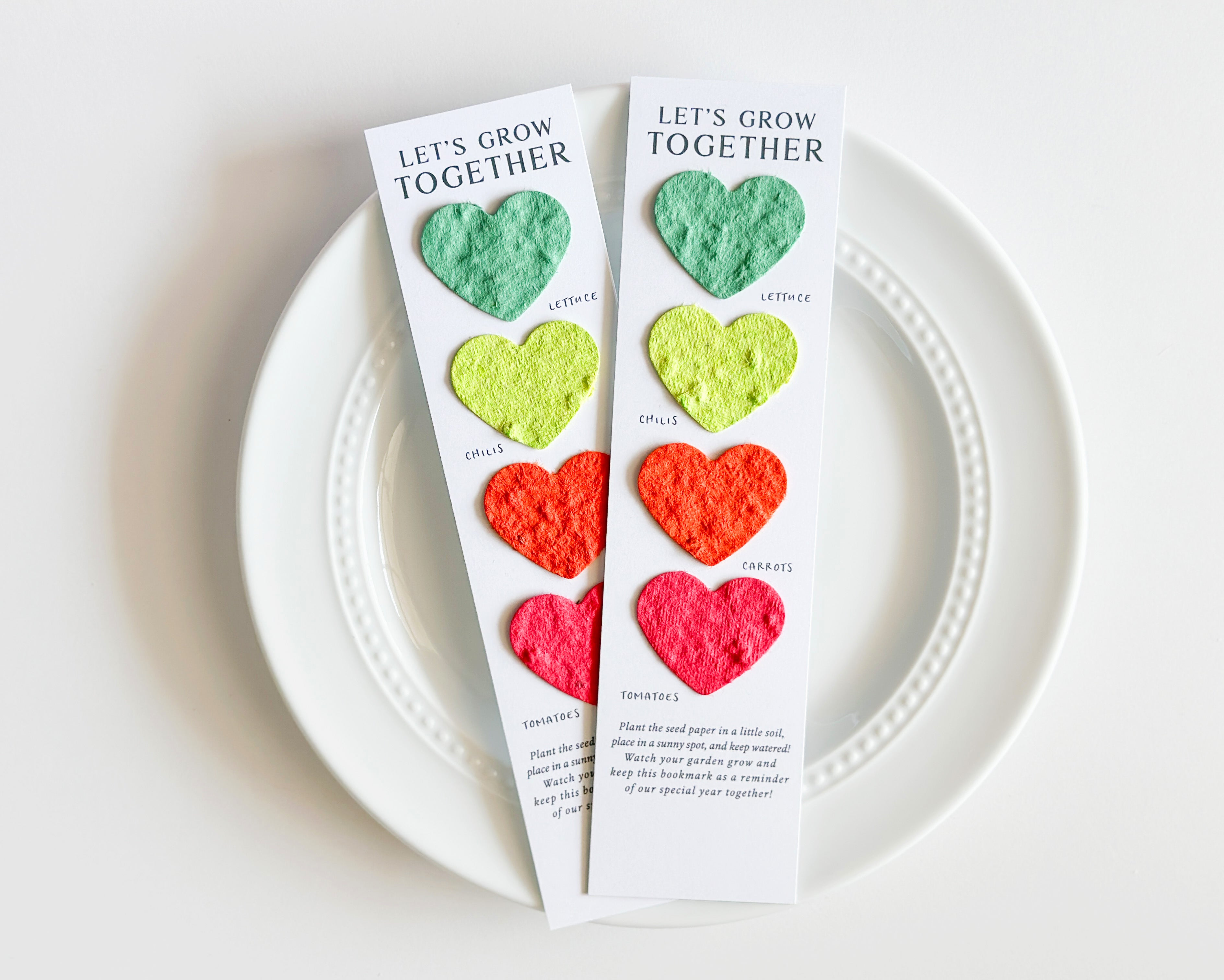 growNOTES™ Let's Grow Together Mini Veggie Garden Bookmark Kits