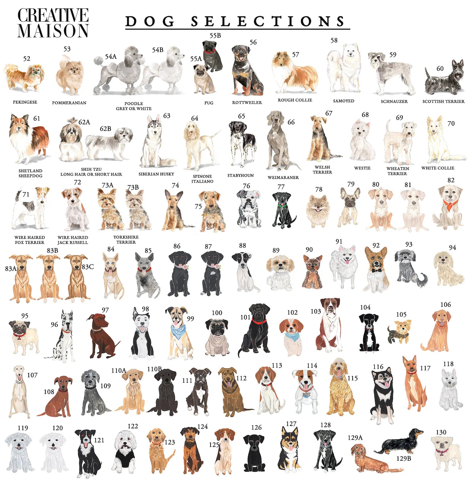 "Joyful Pets" Personalized Plantable Christmas Card on Wildflower Seed Paper: Set of 10