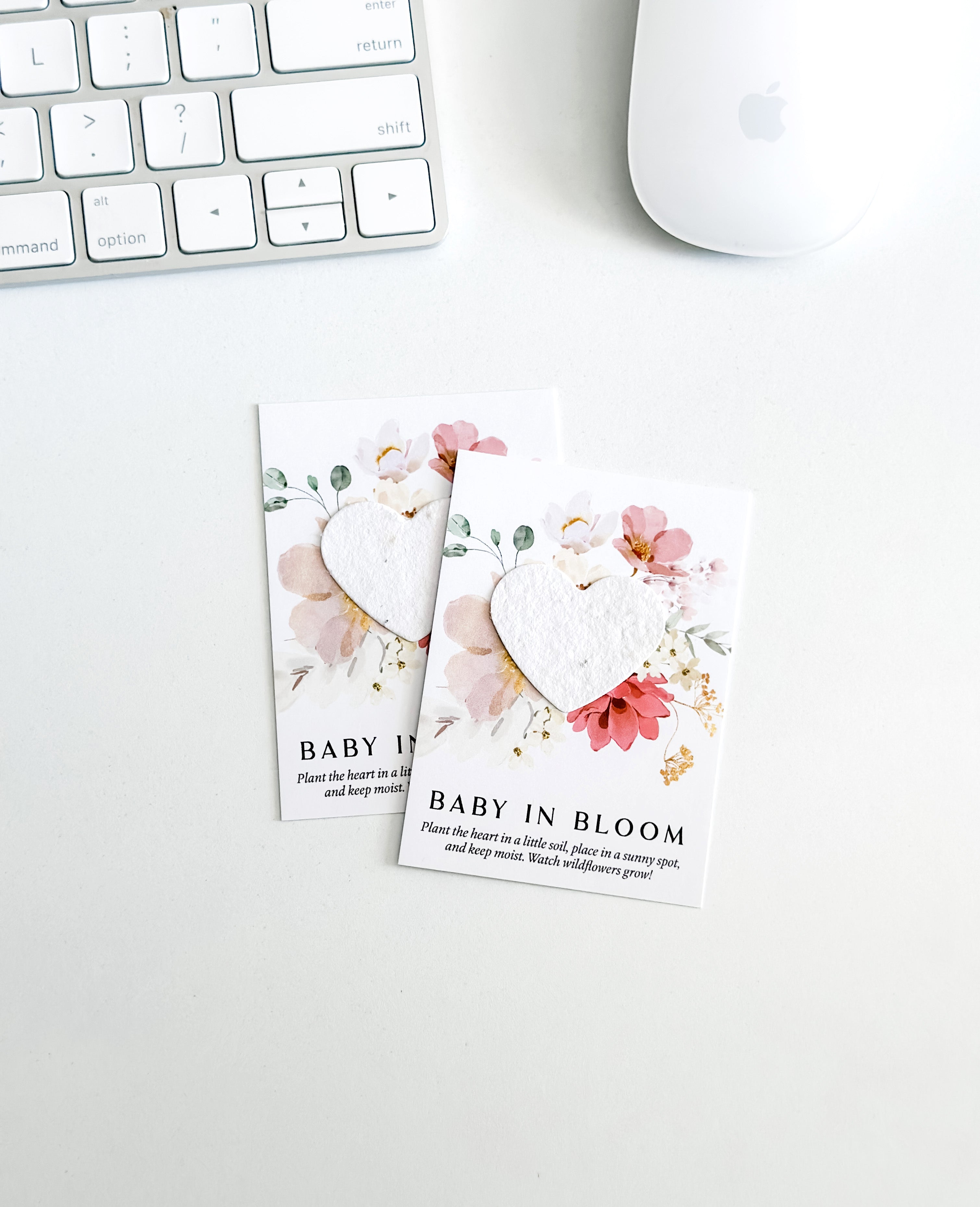 growNOTES™ Wallet Favors - Baby in Bloom Pink Styles
