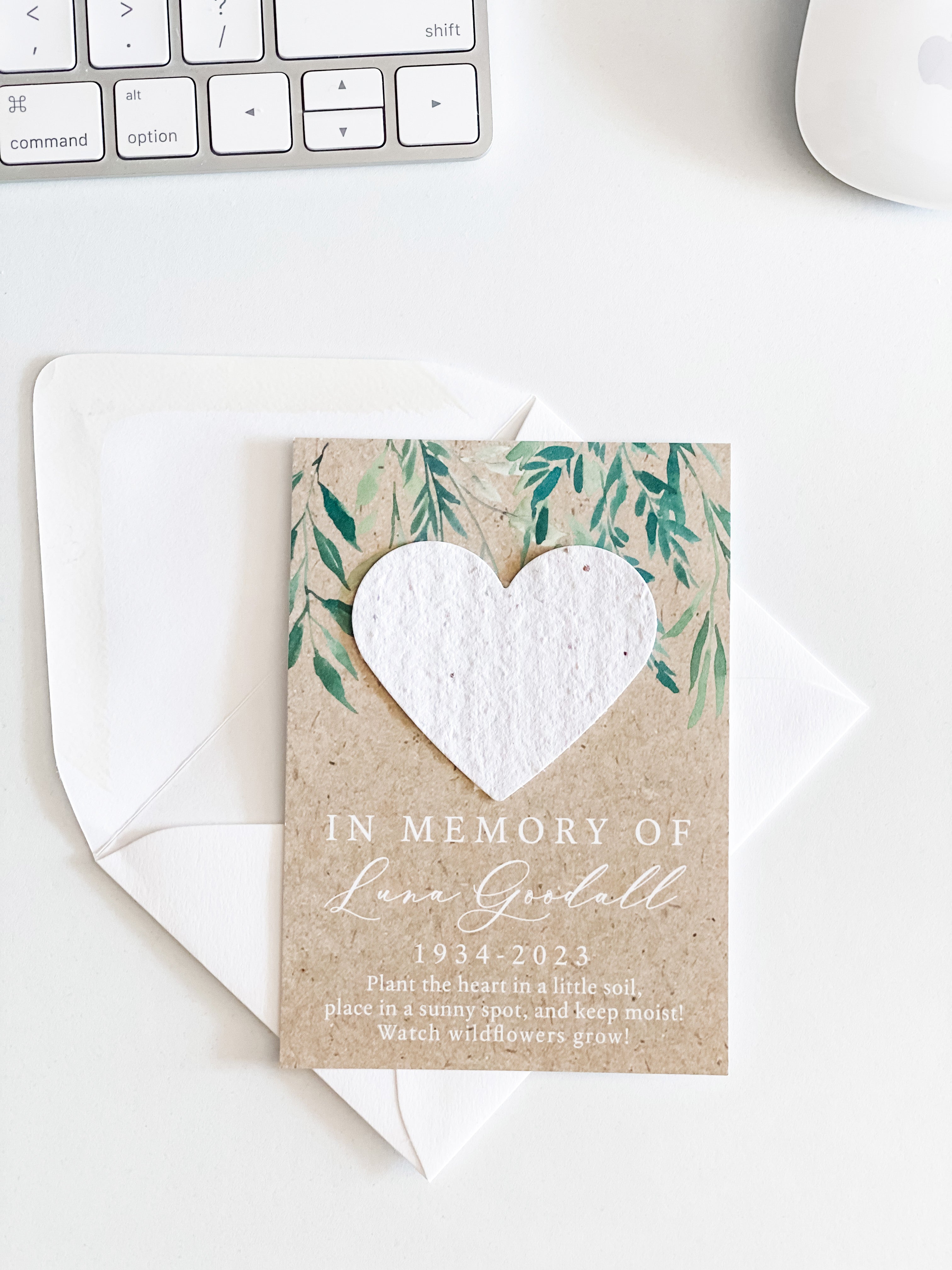 growNOTES™ Mailers - In Memory Of Sympathy Cards