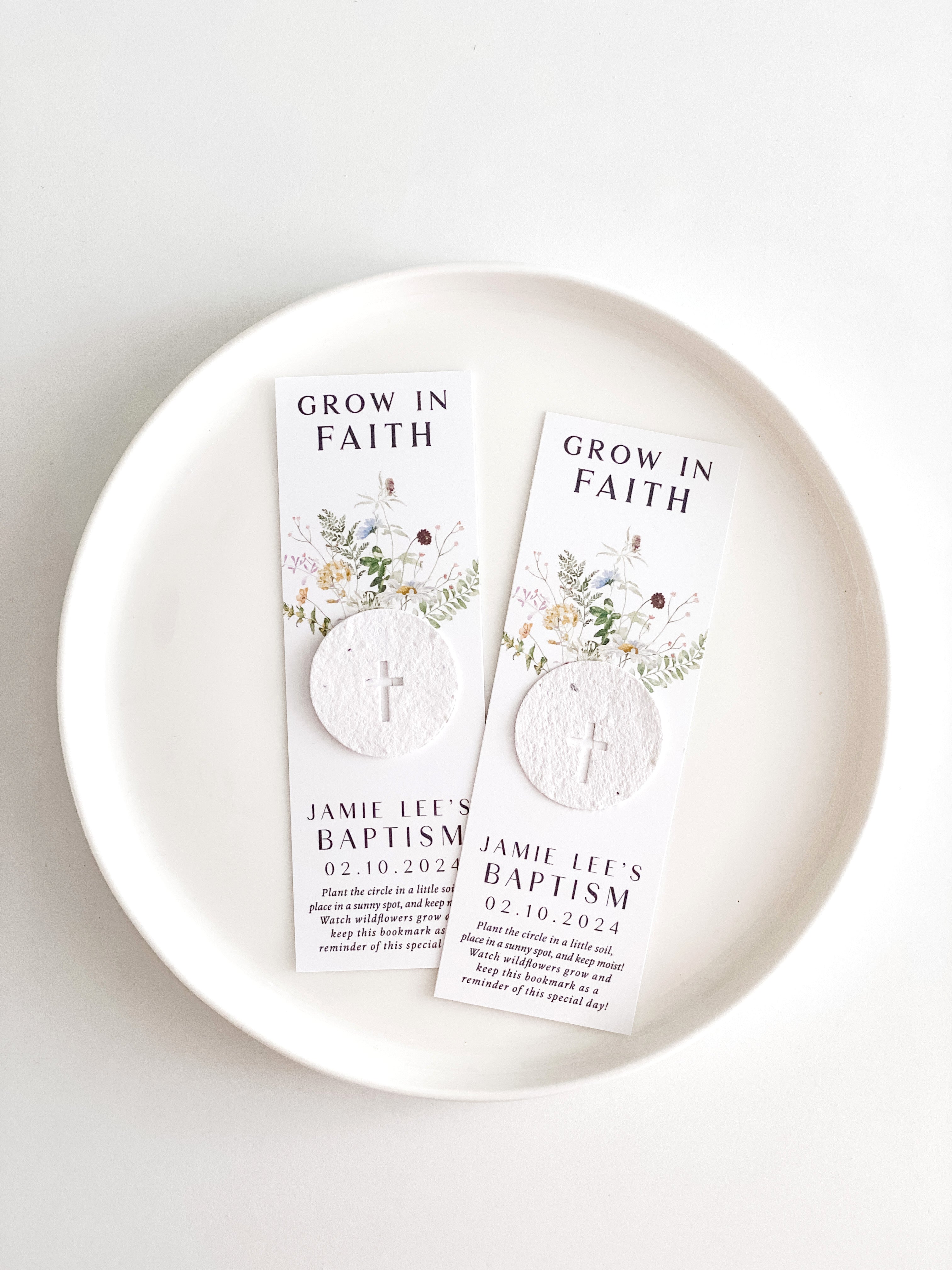 growNOTES™ Bookmark Favors - Grow in Faith
