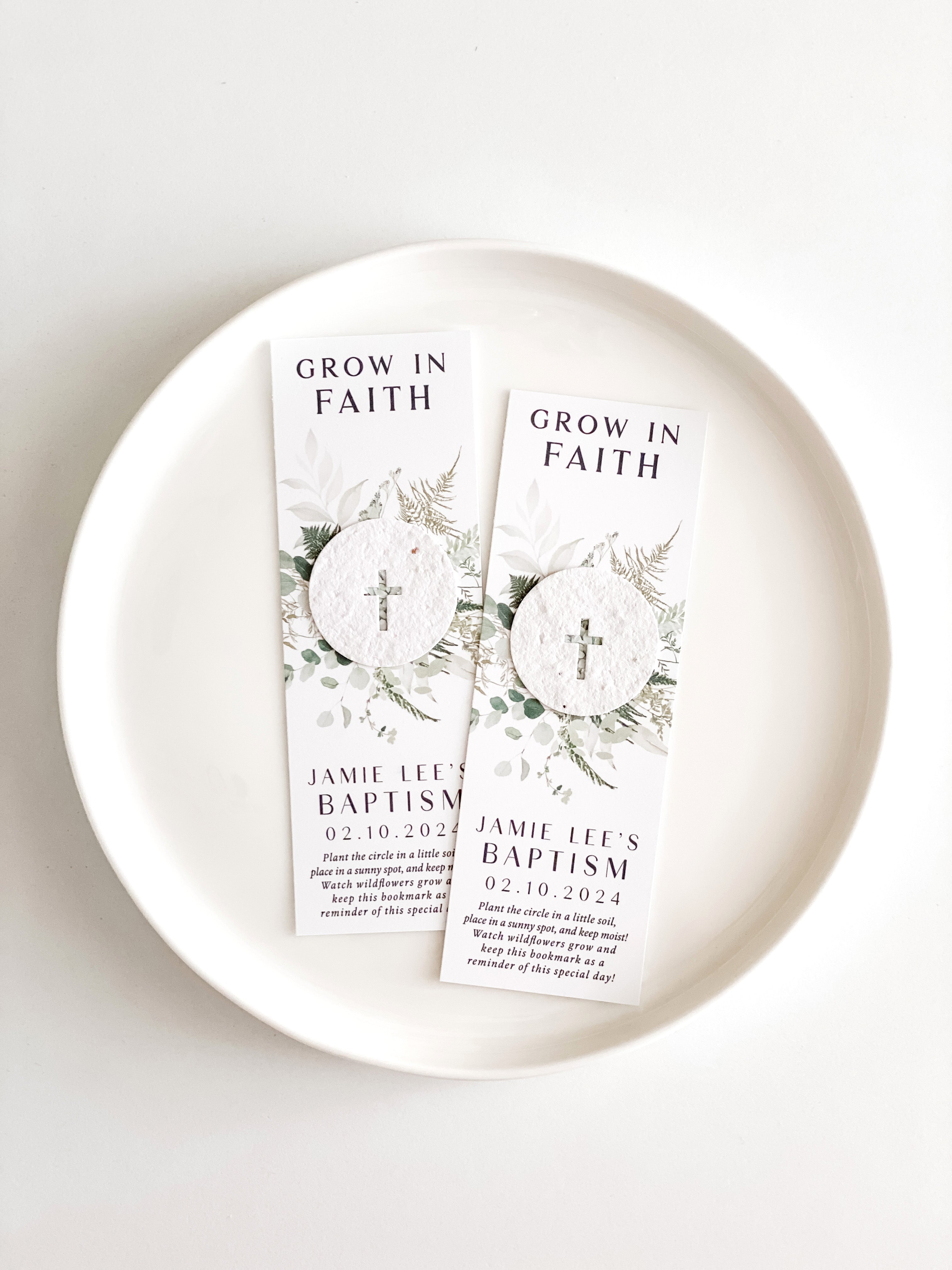 growNOTES™ Bookmark Favors - Grow in Faith