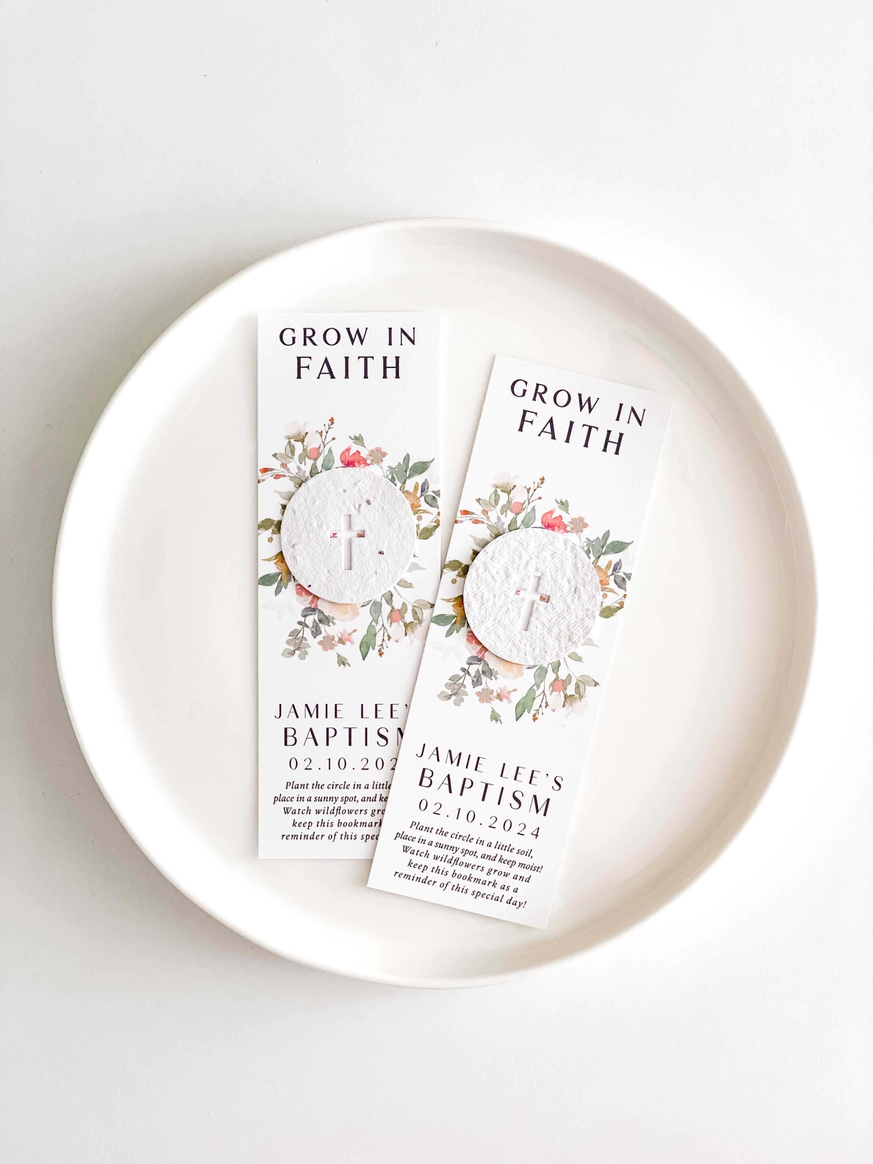 growNOTES™ Bookmark Favors - Grow in Faith