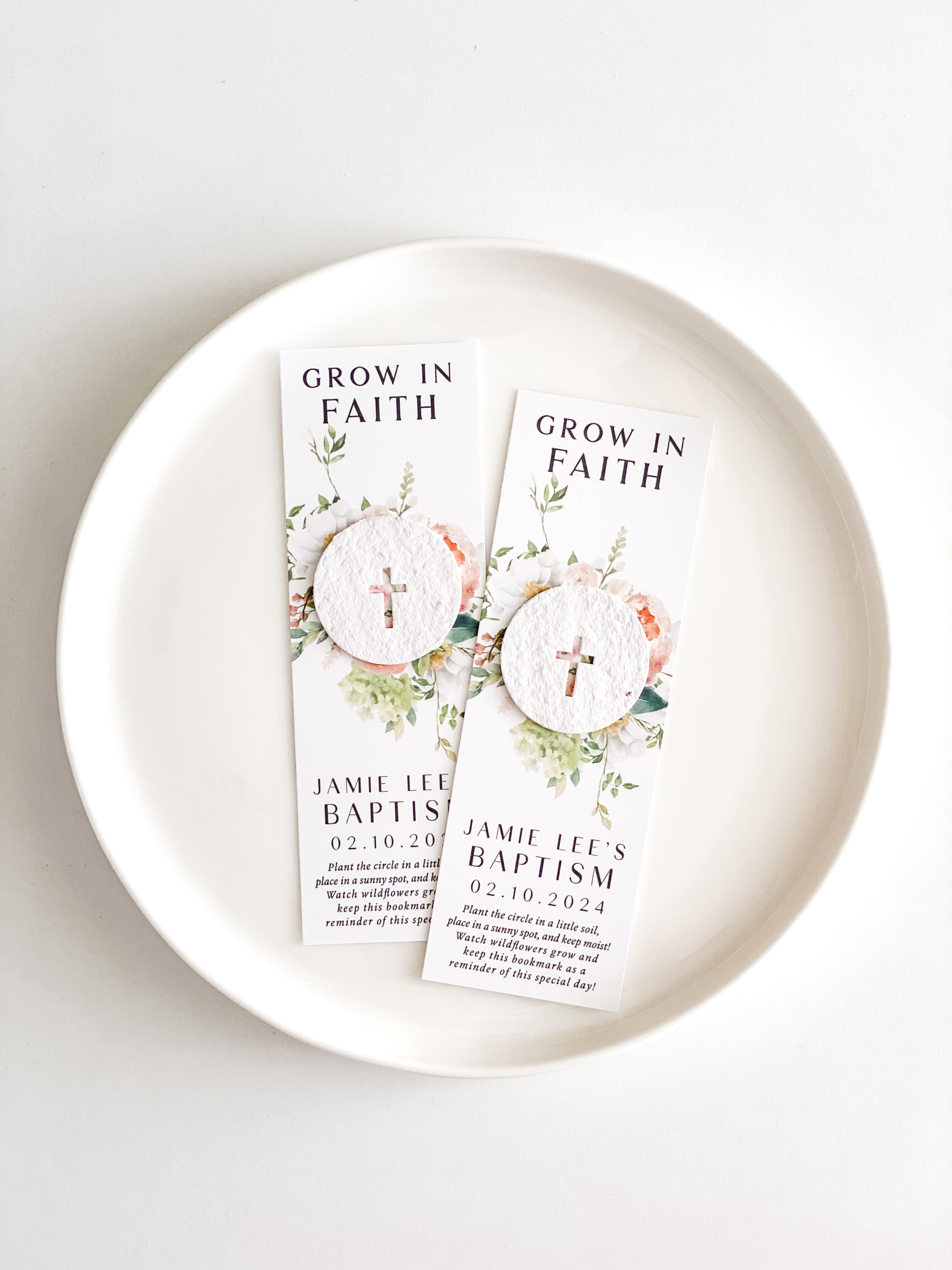 growNOTES™ Bookmark Favors - Grow in Faith