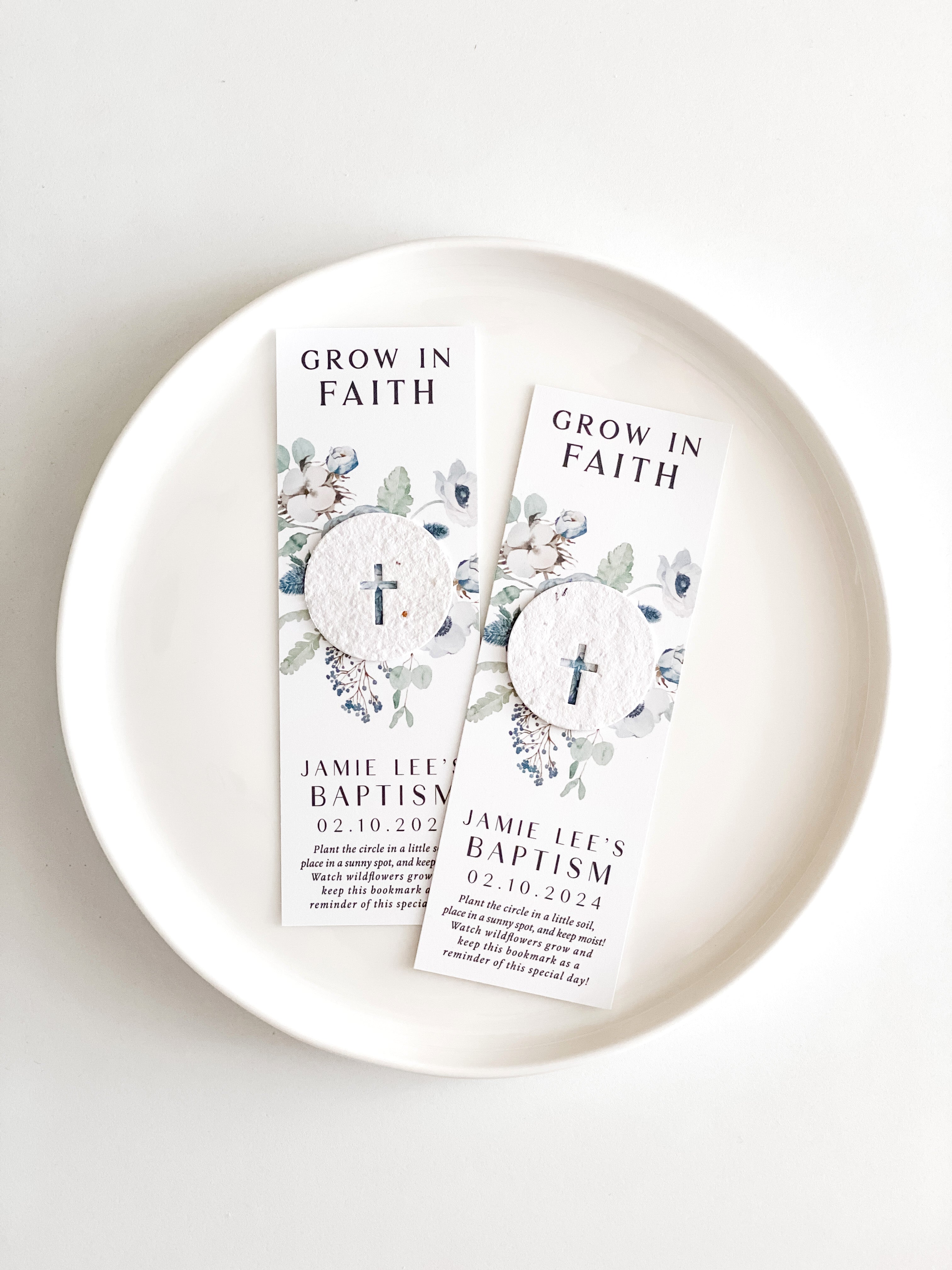 growNOTES™ Bookmark Favors - Grow in Faith