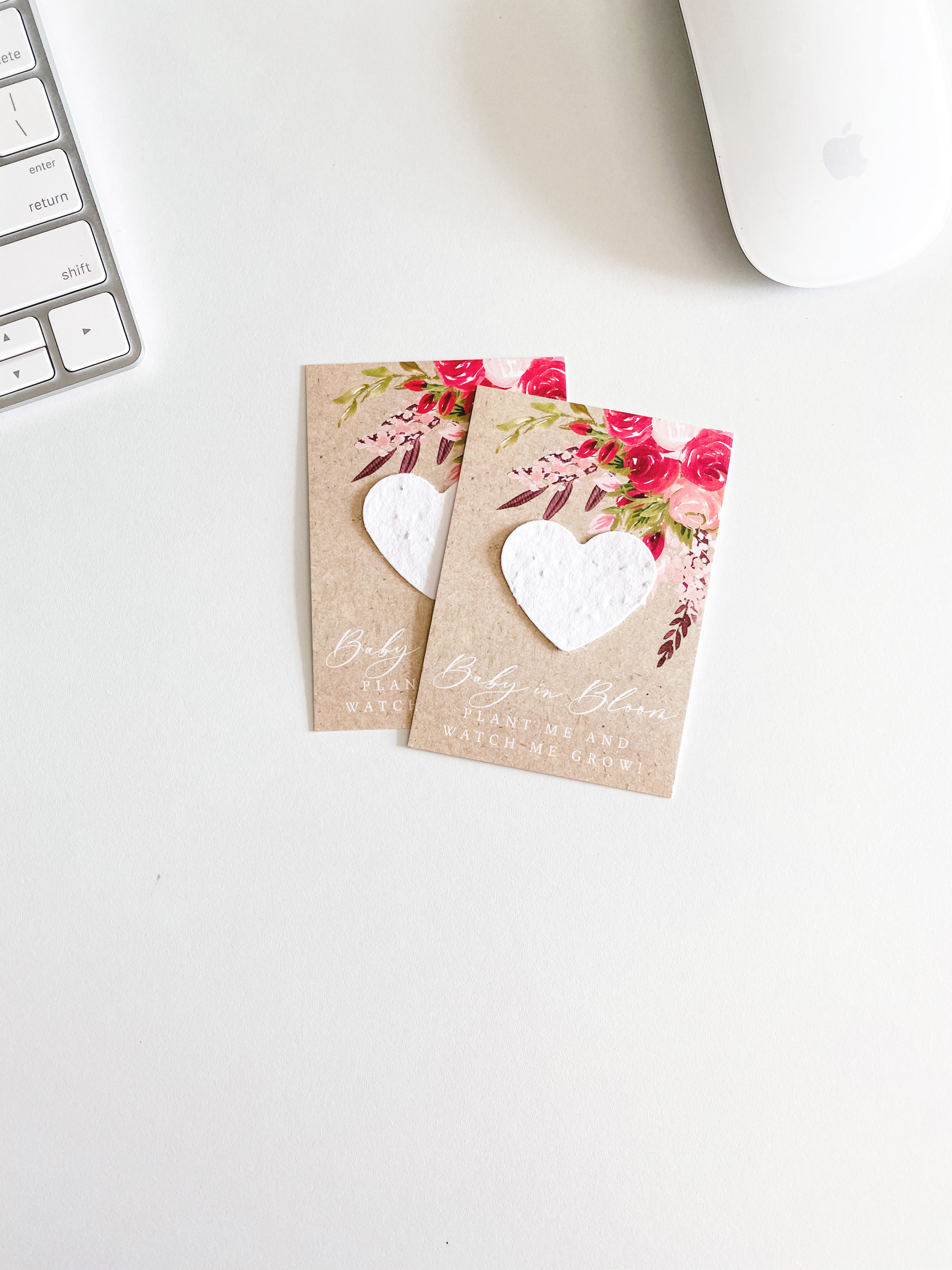 growNOTES™ Wallet Favors - Baby in Bloom Pink Styles