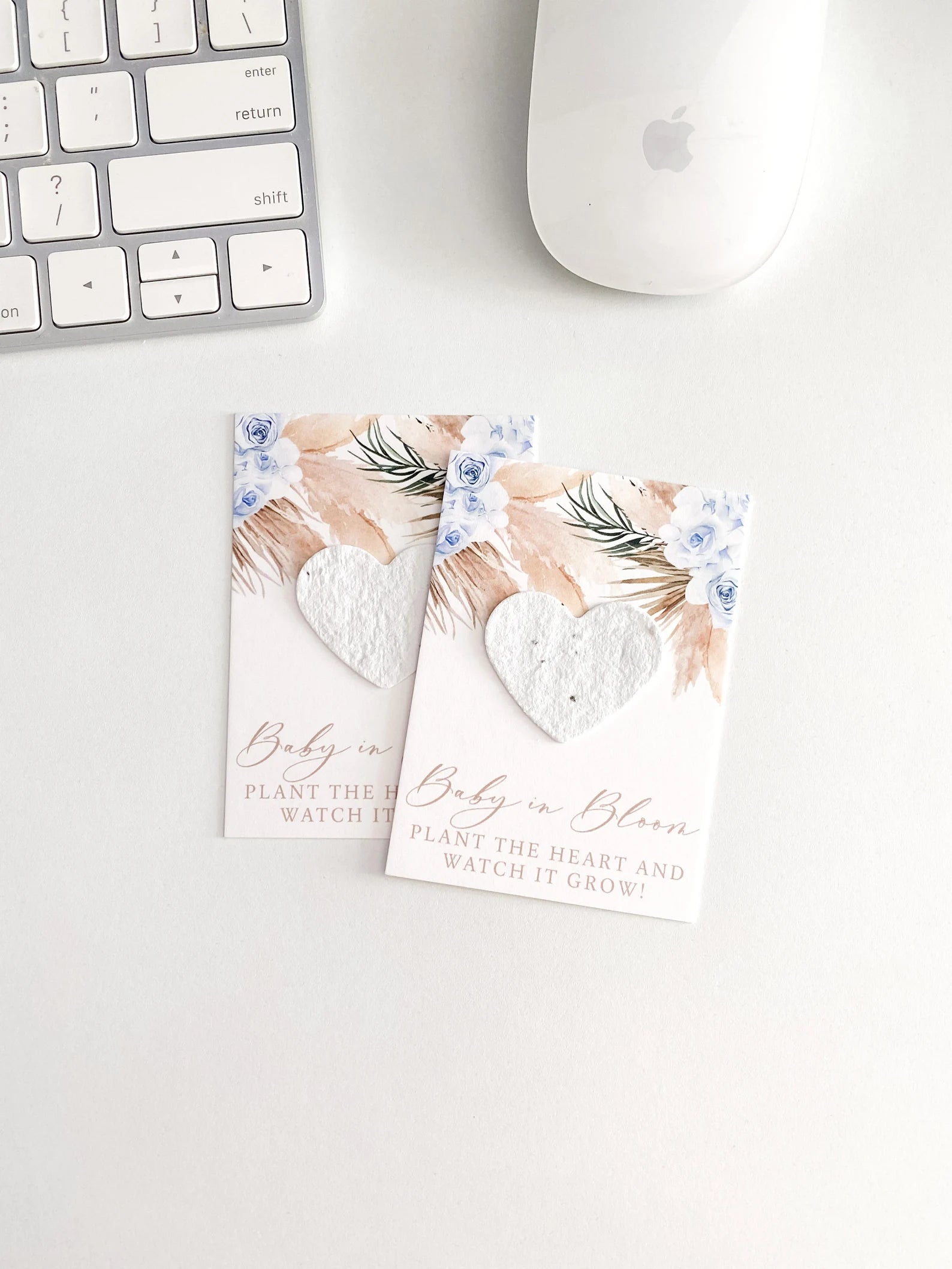 growNOTES™ Wallet Favors - Baby in Bloom Blue Styles