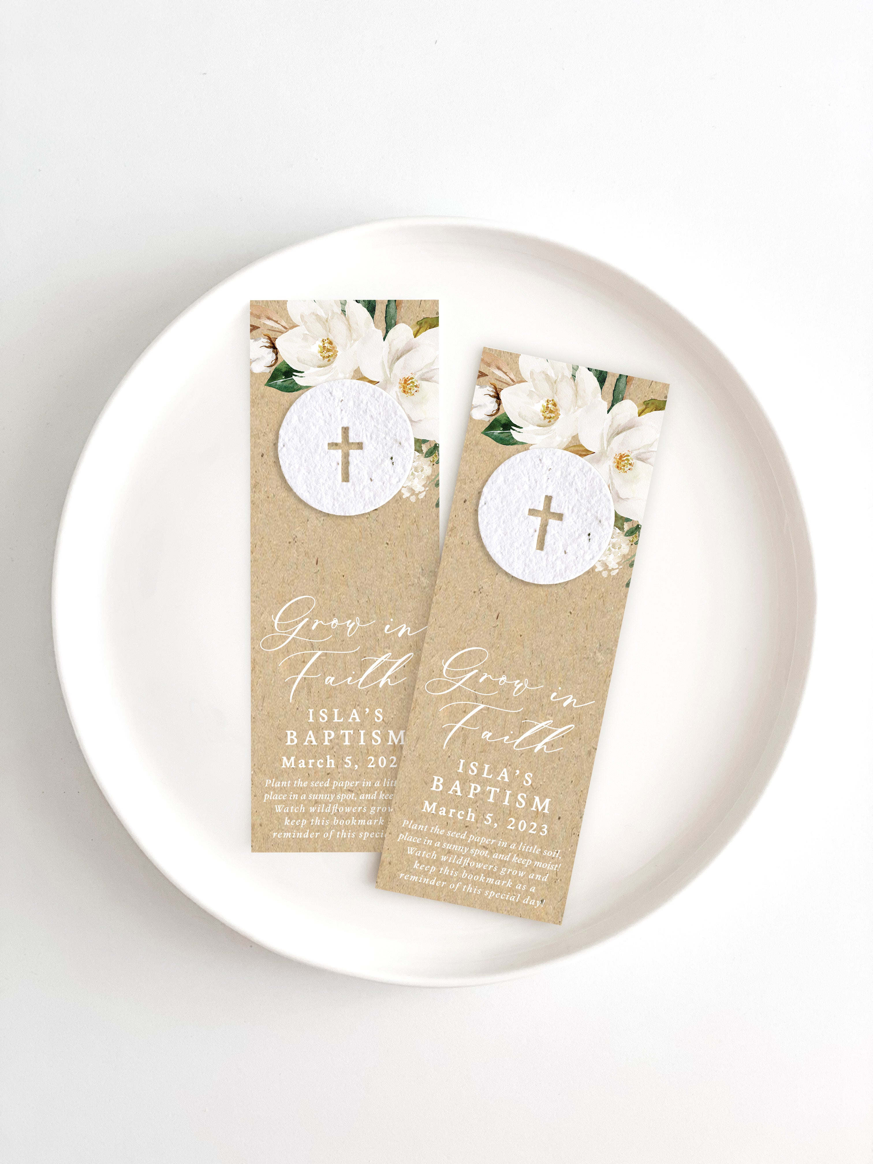 growNOTES™ Bookmark Favors - Grow in Faith