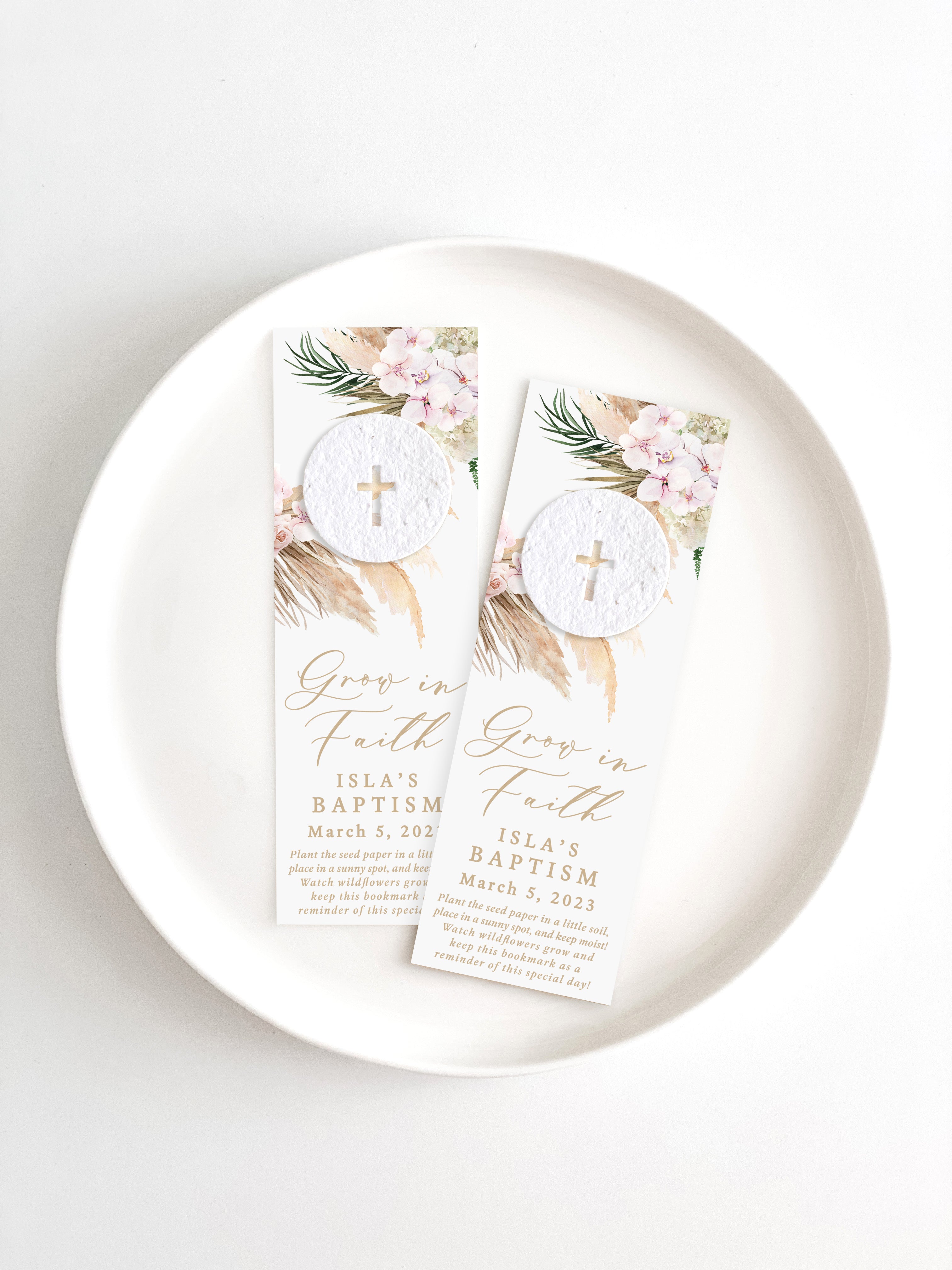 growNOTES™ Bookmark Favors - Grow in Faith